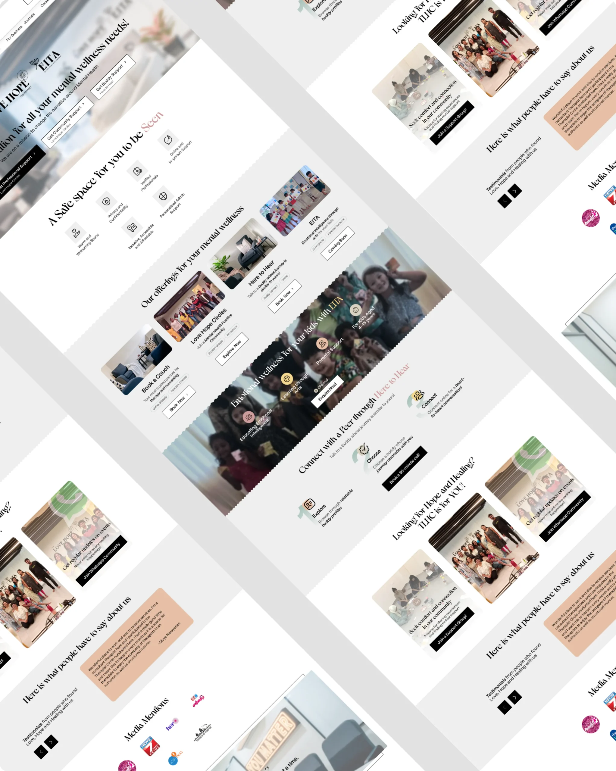 Empathy Meets Strategy:  A Scalable Mental Health