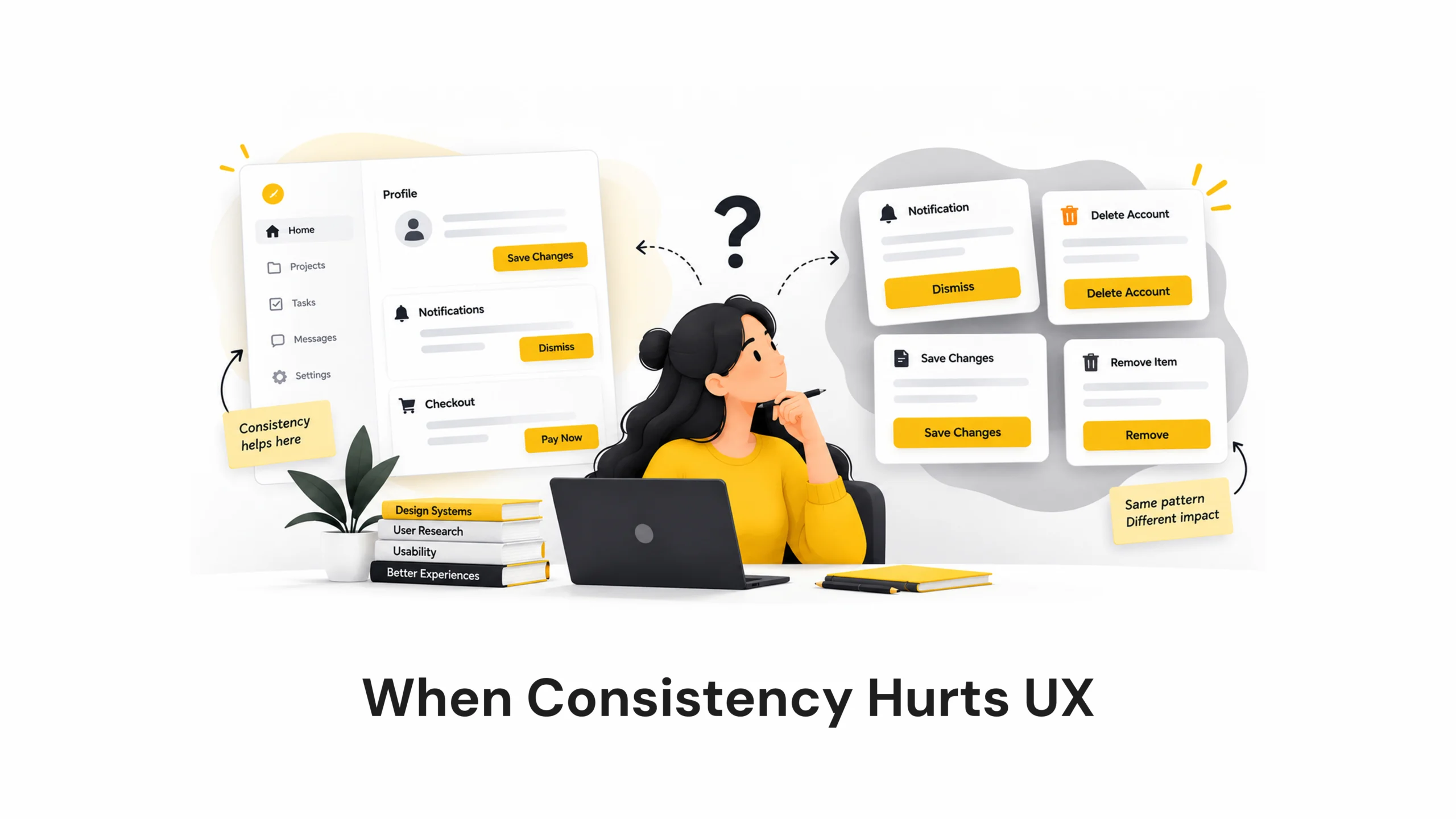 When Consistency Hurts UX